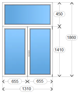 Окно Kommerling №20