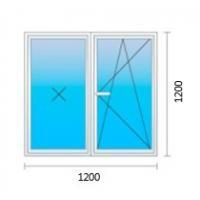 Схема квадратного окна РЕХАУ Грацио 70 мм