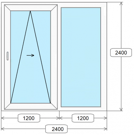 Раздвижное окно-14
