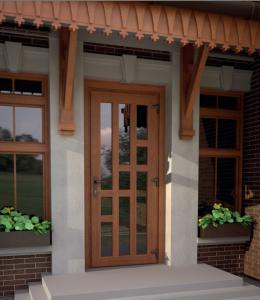 дверь пвх входная