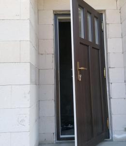 входную пластиковую дверь в частный дом