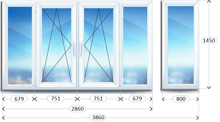 Окно на балкон Окна на балкон